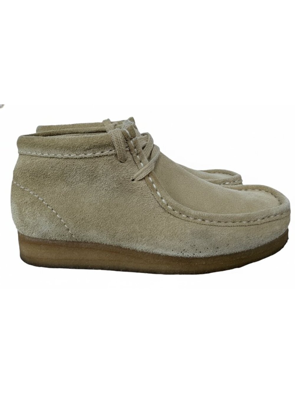 Clarks Originals Wallabee Suede Chukka Boots Tan Women's Size 7